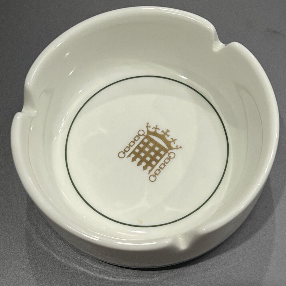 Rare Vintage Wedgwood House Of Commons Parliament Ashtray Hotelware Hotel
